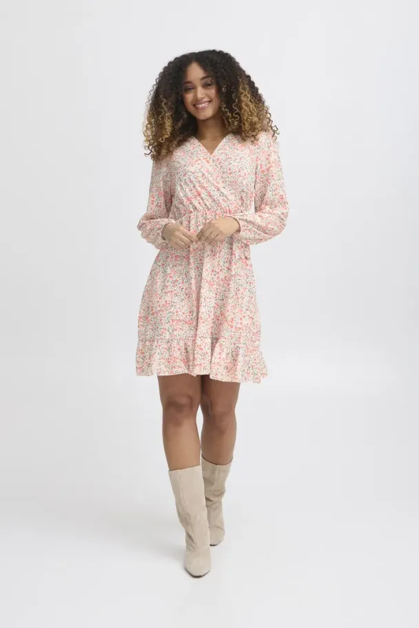 SBbelmo Blomster Kjole Oransje - Image 1