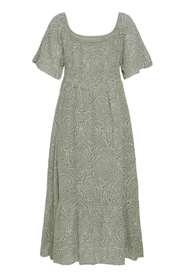 SBalexa Batic Kjole Khaki - Image 2