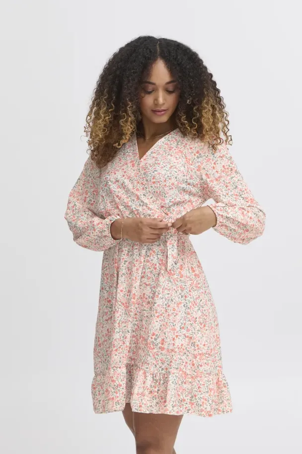 SBbelmo Blomster Kjole Oransje - Image 3