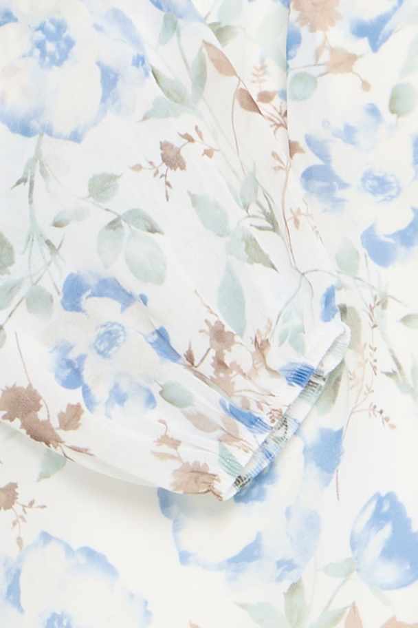 SBLee Bluse Blomster Blå - Image 2