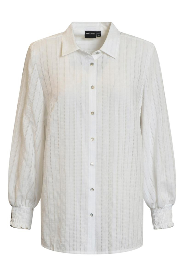 Brandtex Bluse 214067 Hvit