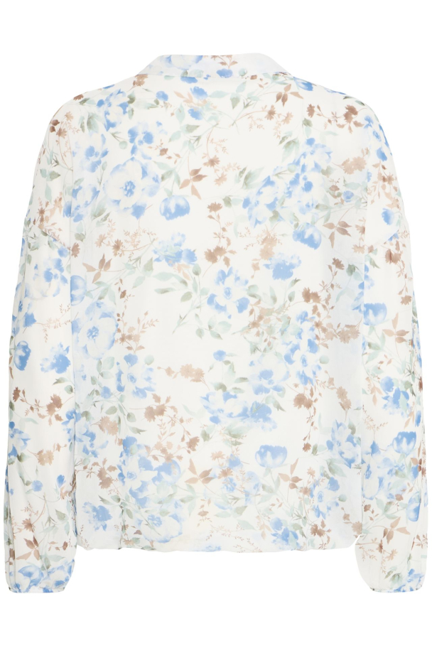 SBLee Bluse Blomster Blå - Image 3