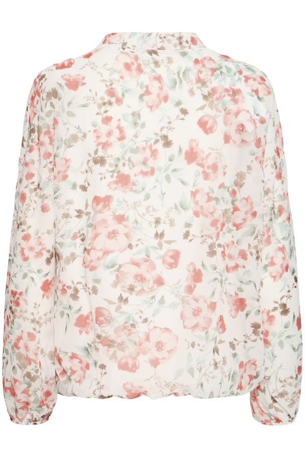 SBlee Bluse Blomster Oransje - Image 2