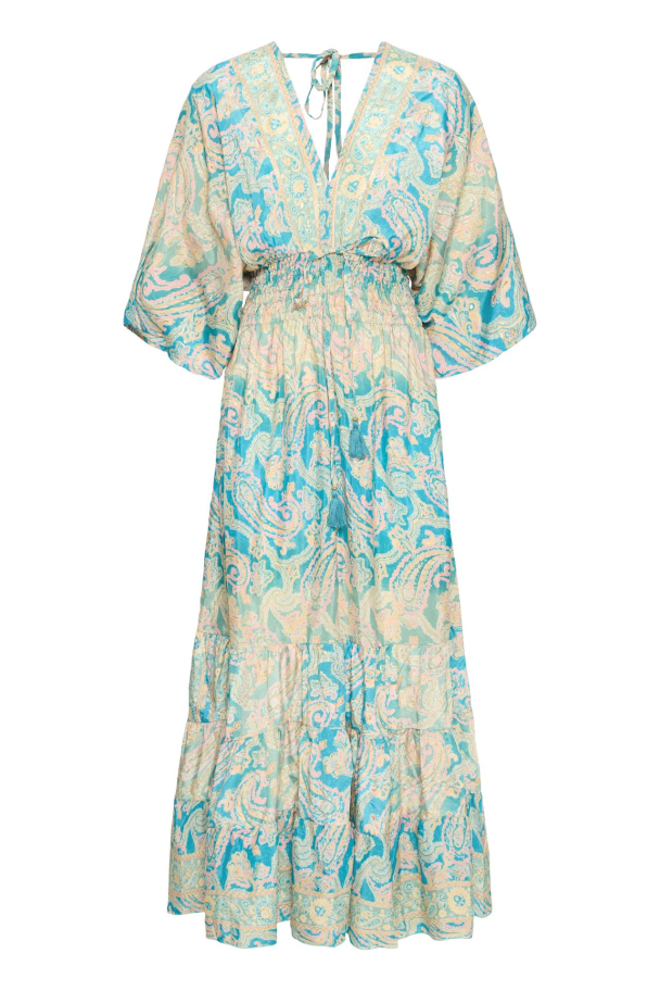 SBIlsebeth Kjole Grønn Multi - Image 1