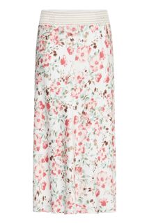 SBlee Skjørt Blomster Oransje