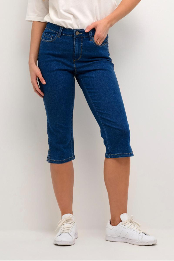 KAvicky Capri Jeans Blå Denim - Image 1