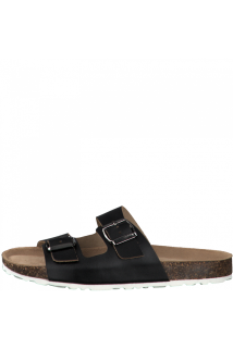 Sandal skinn Marineblå 27405