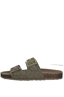 Sandal Skinn Oliven 27405