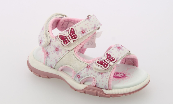 Anita Sandal hvit/rosa