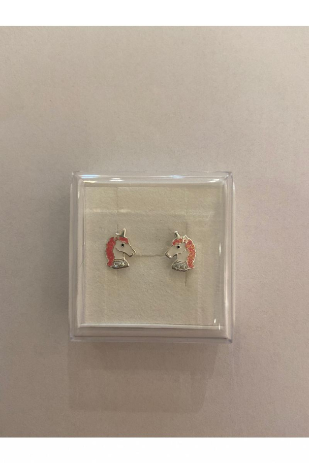 Sølvøredobb m/enhjørning