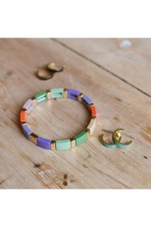Armband Enamel Tile 3016-0180