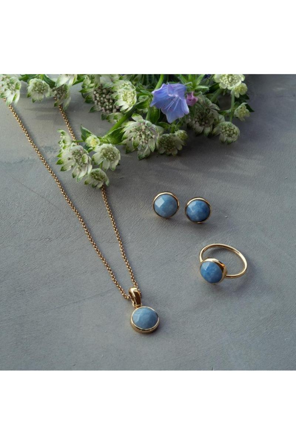 Smykke Stål Blå - Image 3