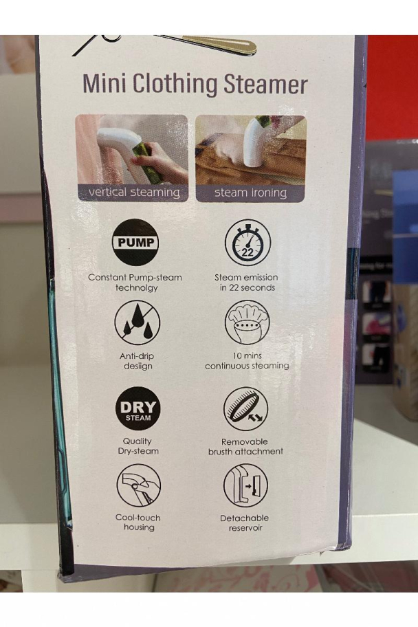 Mini Clothing Steamer - Image 2