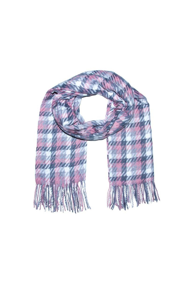 Skjerf m/zik zak Rosa 449152