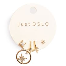 Øredobb Stjerne m/cuff GP