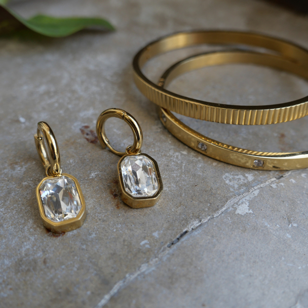 Armband Striped Bangle Steel - Image 5