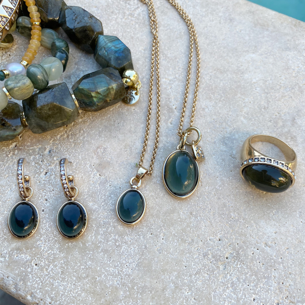 Øredobb Sofistication Grønn GP - Image 3