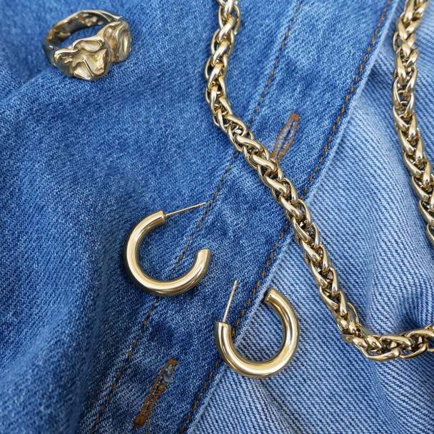 Smykke Wheat Chain Steel - Image 4