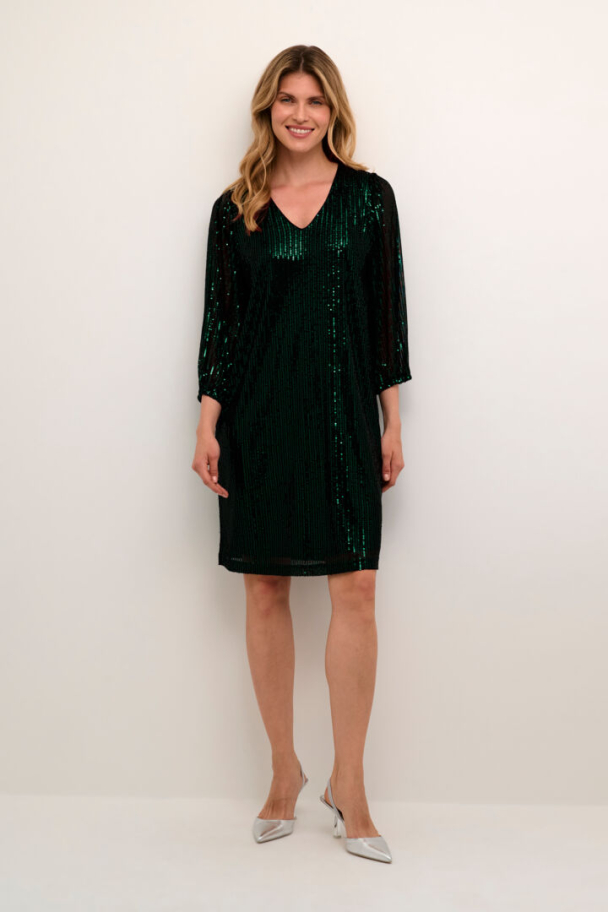 Bolette Sequin Kjole Svart - Image 2