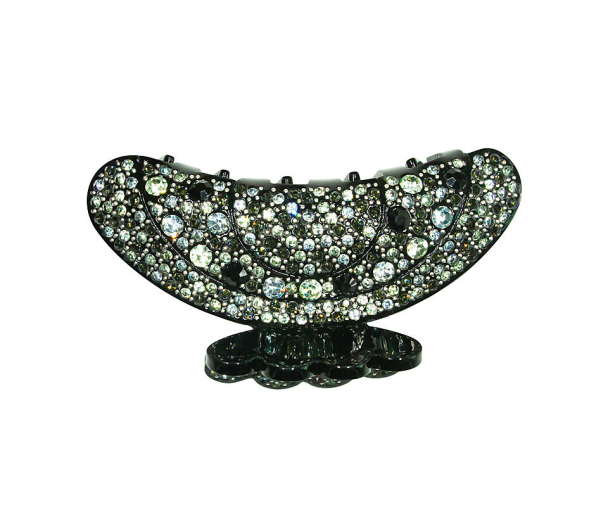 Hårklype Strass Svart - Image 1