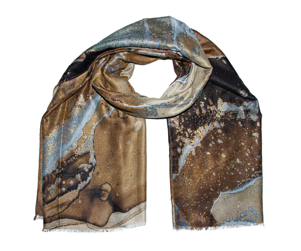 Skjerf m/gull Grønn - Image 1