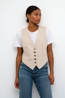 KAsakura Waistcoat Feather Grey