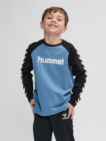 HmlBoys T-skjorte Langermet Coronet Blue