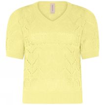 Topp m/kort arm 3437 Gul