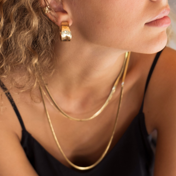 Smykke Snake Stål GP 65cm - Image 3