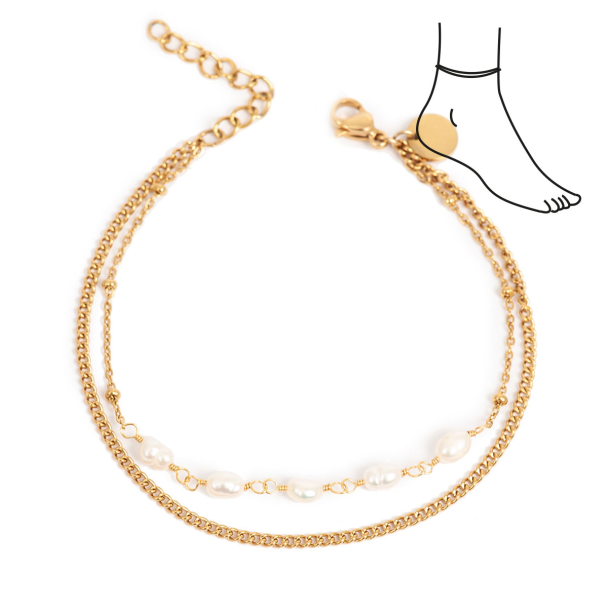 Ankellenke Stål Perle GP 3047-0020 - Image 1