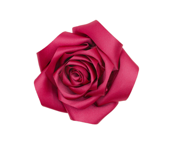 Kjolerose m/hårklype Sterk Rosa - Image 1