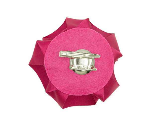 Kjolerose m/hårklype Sterk Rosa - Image 2