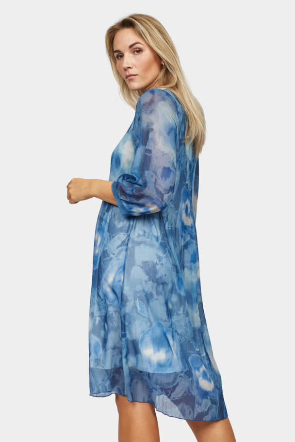 Dieppe Kjole Blue Flower - Image 2