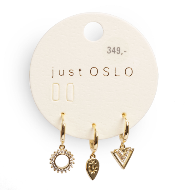 Øredobb 3 Set Geometric GP