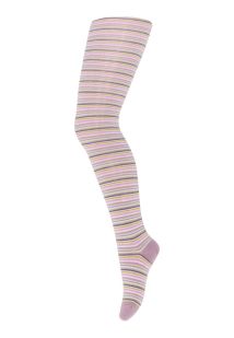 Strømpebukse Striper Lilla