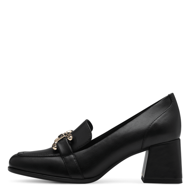 Mokkasin m/hæl 24419 Svart - Image 2