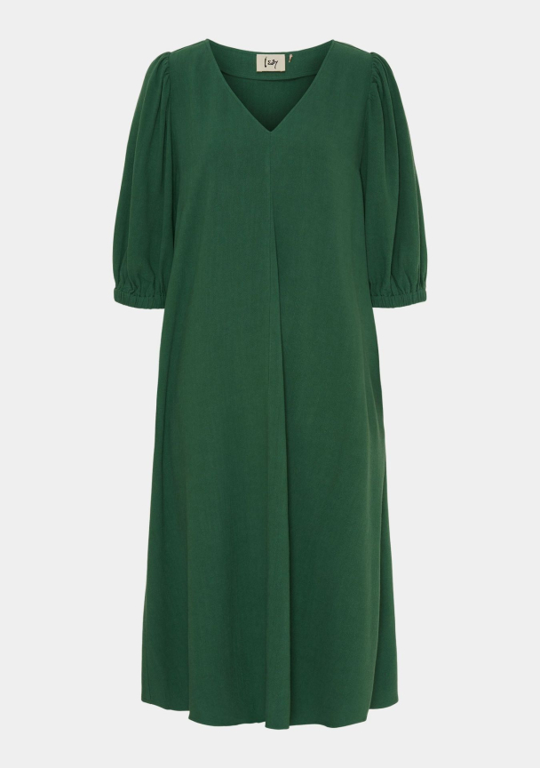 Pearl Kjole Lin Grønn - Image 2