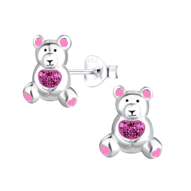 Øredobber Sølv Bamse