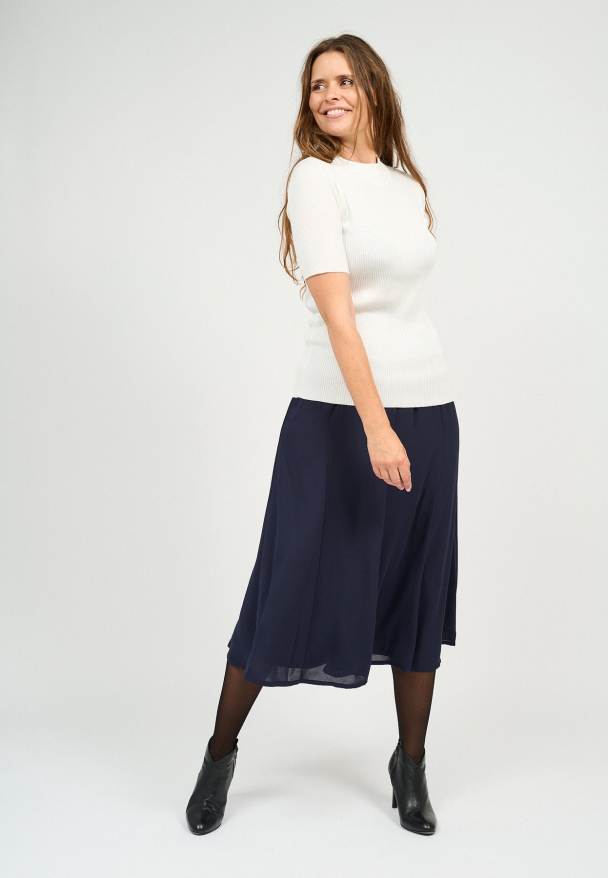 Topp Ribstrikk 201005 Offwhite - Image 3