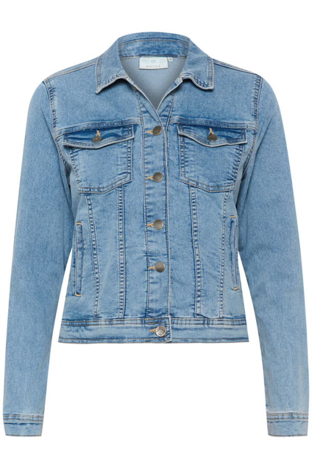 KAvicky Denim Jakke Lys Blå - Image 3