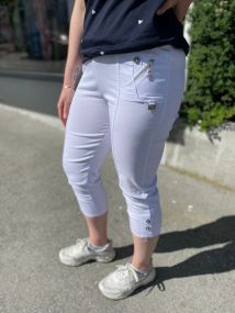 Cherry Berry Capri-Hvit
