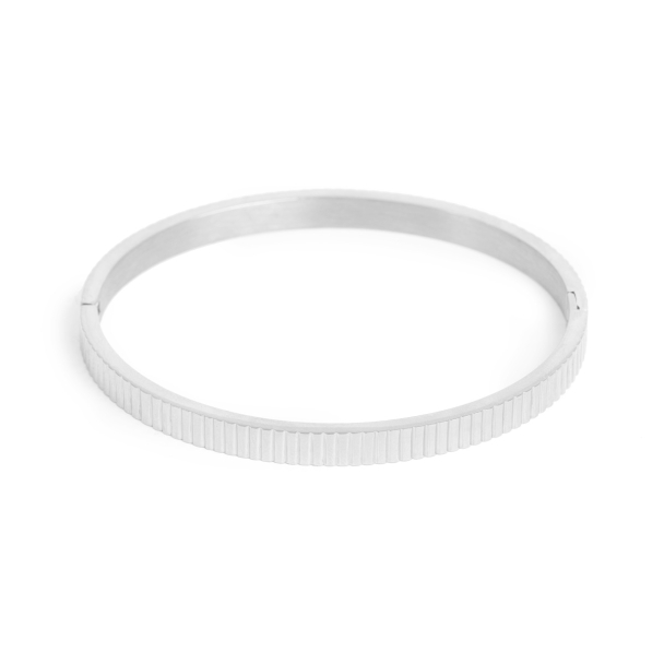 Armband Striped Bangle Steel - Image 6
