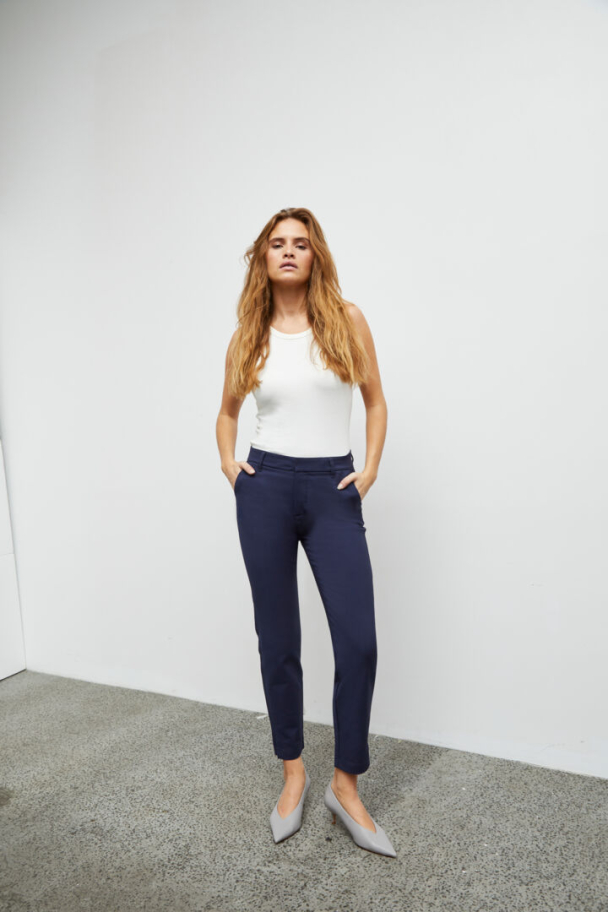 PZbindy HW Bukse Skinny Leg Dark Sapphire - Image 3