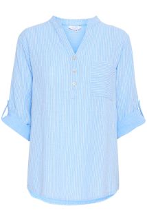 SBalexa Striped Bluse Lys Blå