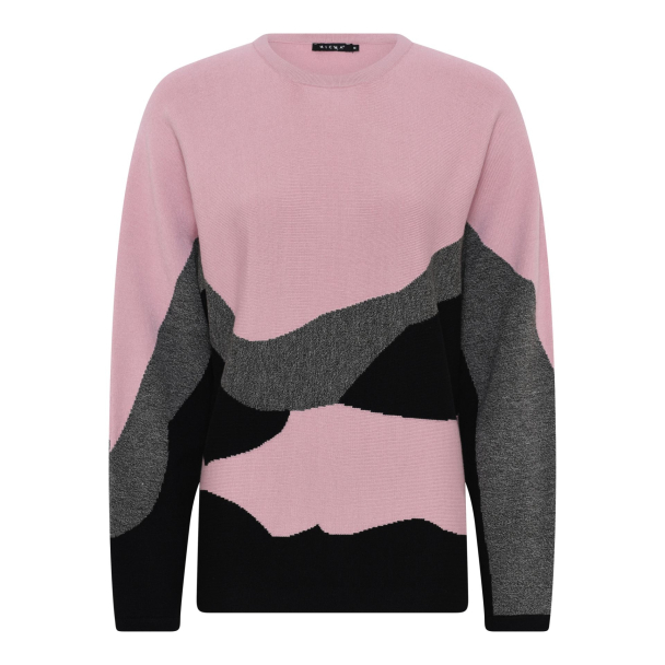 Genser 175 163 svart/rosa/grå