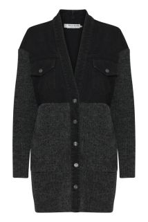 PZanke Mix Cardigan Svart