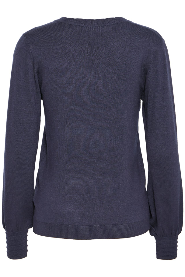 PZsara Flounce Collar Genser Svart - Image 4