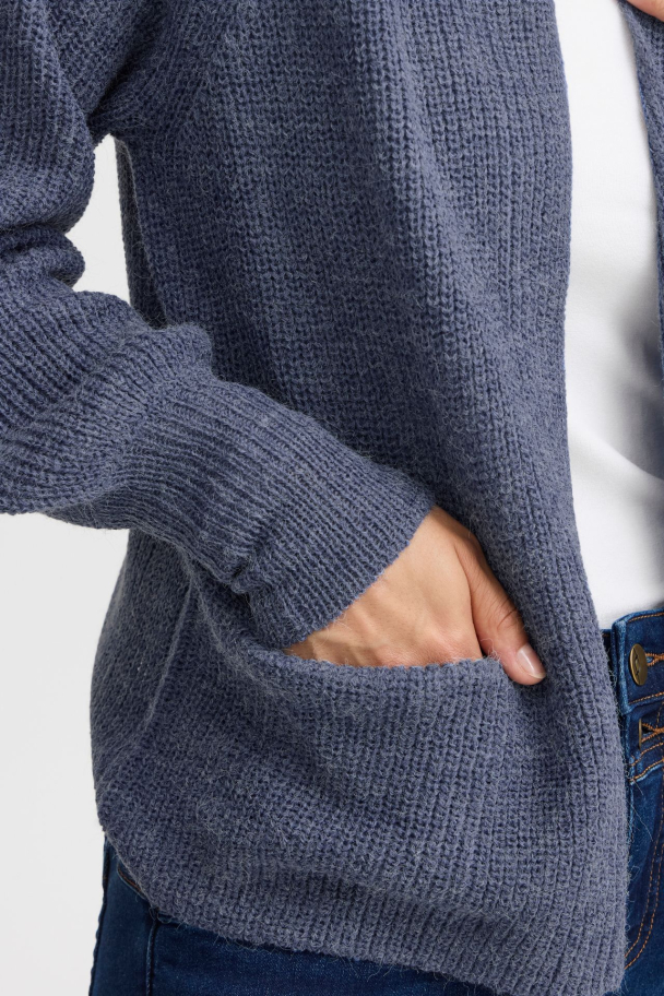FReretta Cardigan Indigo Blå - Image 5