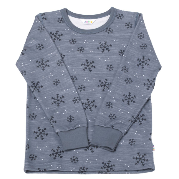 Genser Ull/Bambus Blå