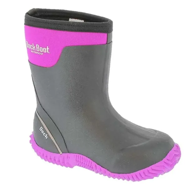 Dock Boot Waterproof Sort/Fuxia